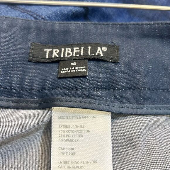 Tribella Ladies 14 Blue Pants - Picture 3 of 5